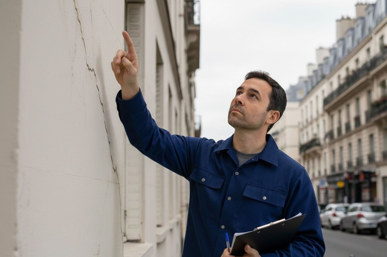 Les fissures observées sur les murs sont souvent liées à la sécheresse prolongée des sols.